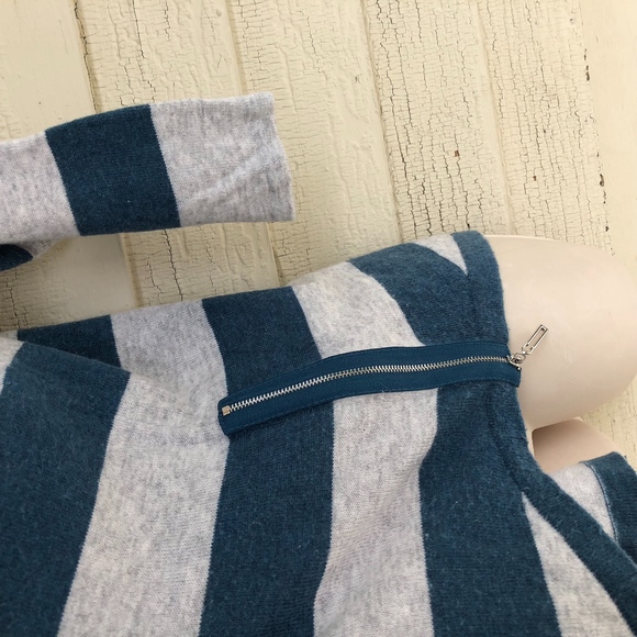 SLONI striped side zips 3/4 sl sweater/10%cashmere - Picture 2 of 8